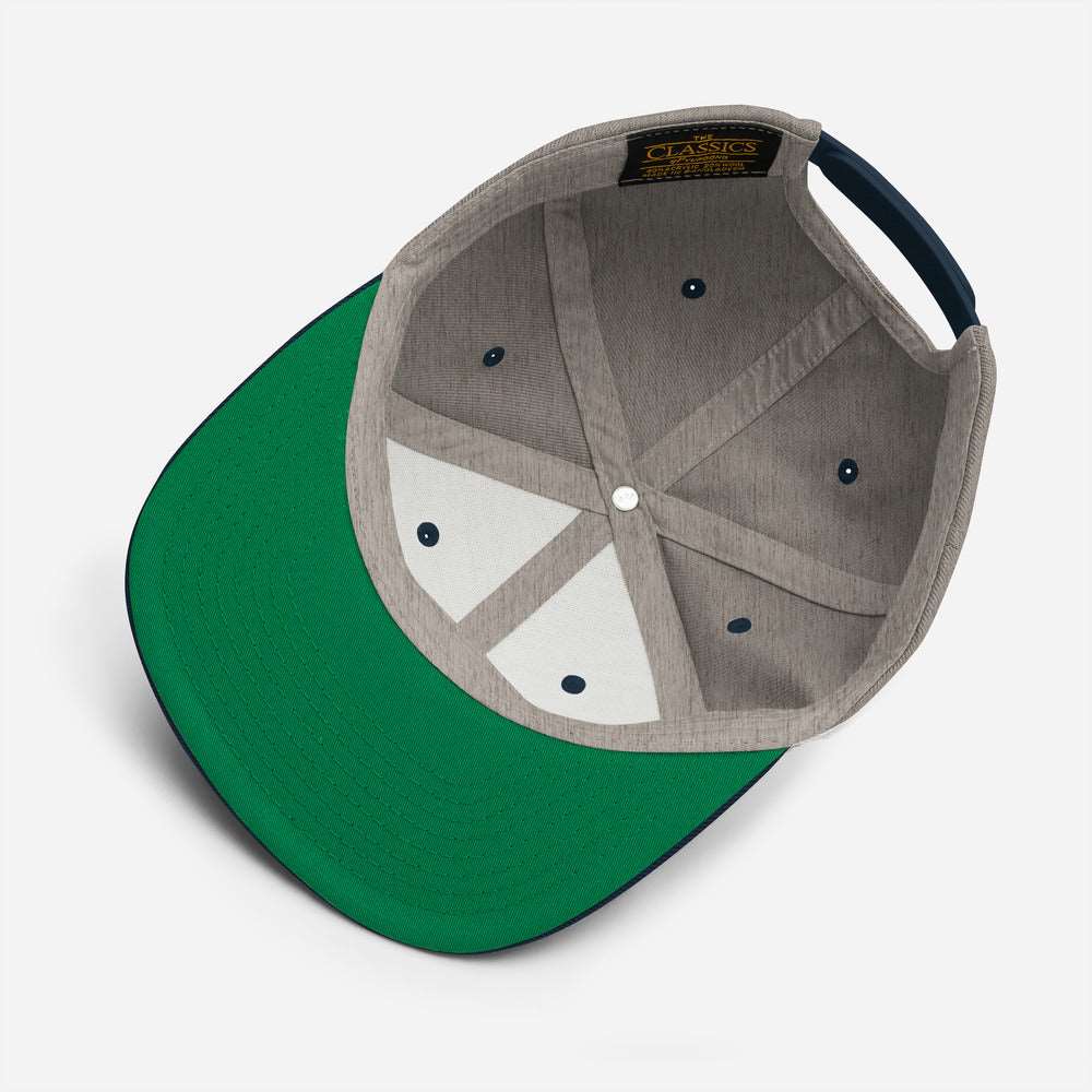 navy-stay-weird-snapback-hat-gray-back-by-b.different-clothing-graffiti-inspired-independent-streetwear-brand