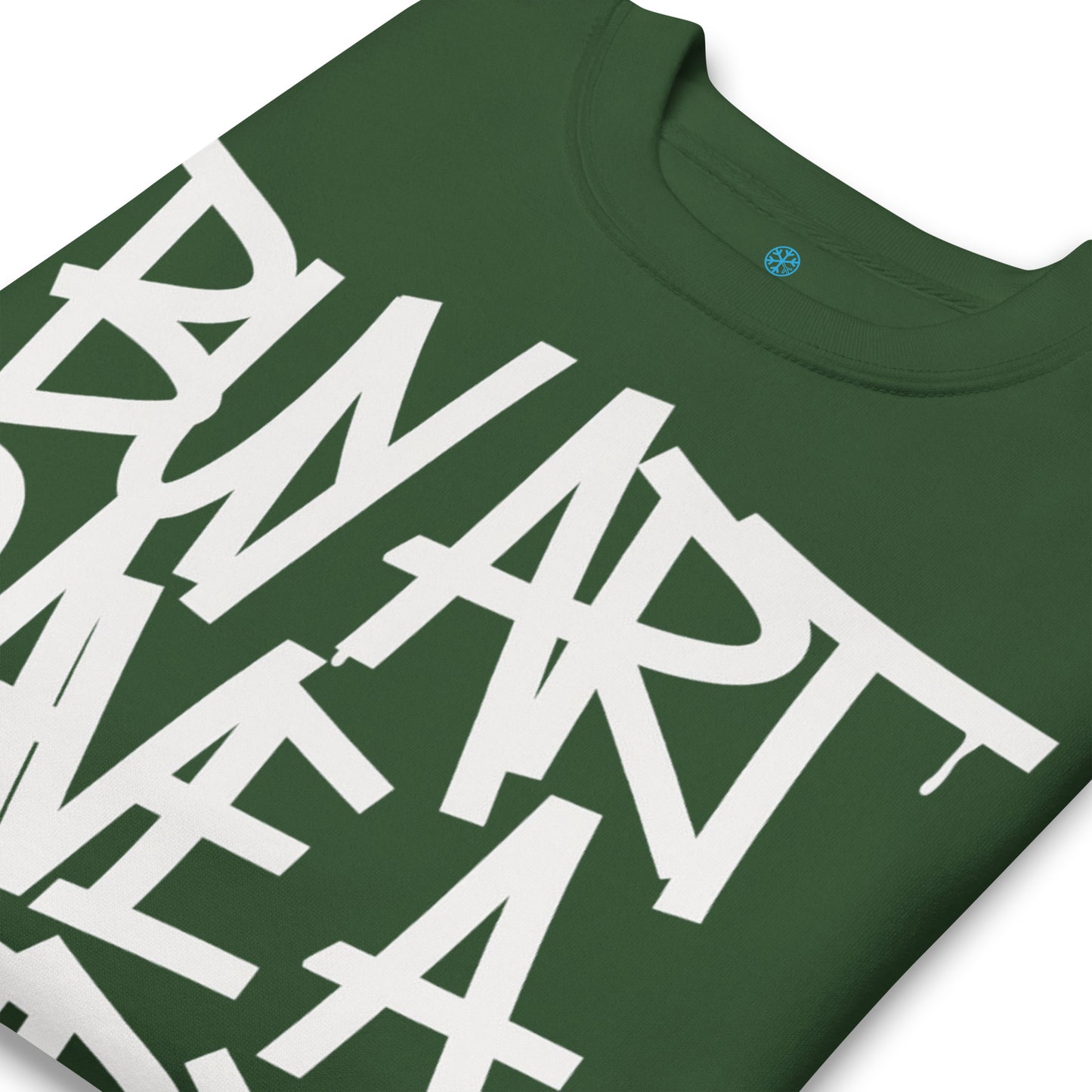 Green-Buy Art Save a Weird Person Graffiti Sweatshirt from B.Different Clothing, detail, graffiti-inspired streetwear