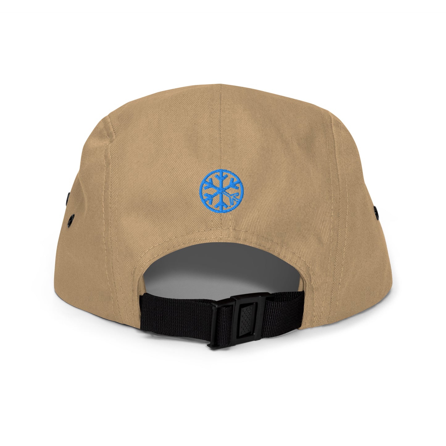 Khaki-Graffiti Dad Collab 5-Panel Snapback Hat from B.Different Clothing, back view, graffiti-inspired streetwear