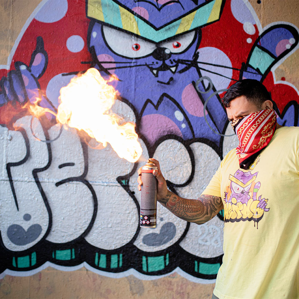 ONCPS wearing B.Different Clothing street art graffiti inspired brand for weirdos, outsiders, and misfits.