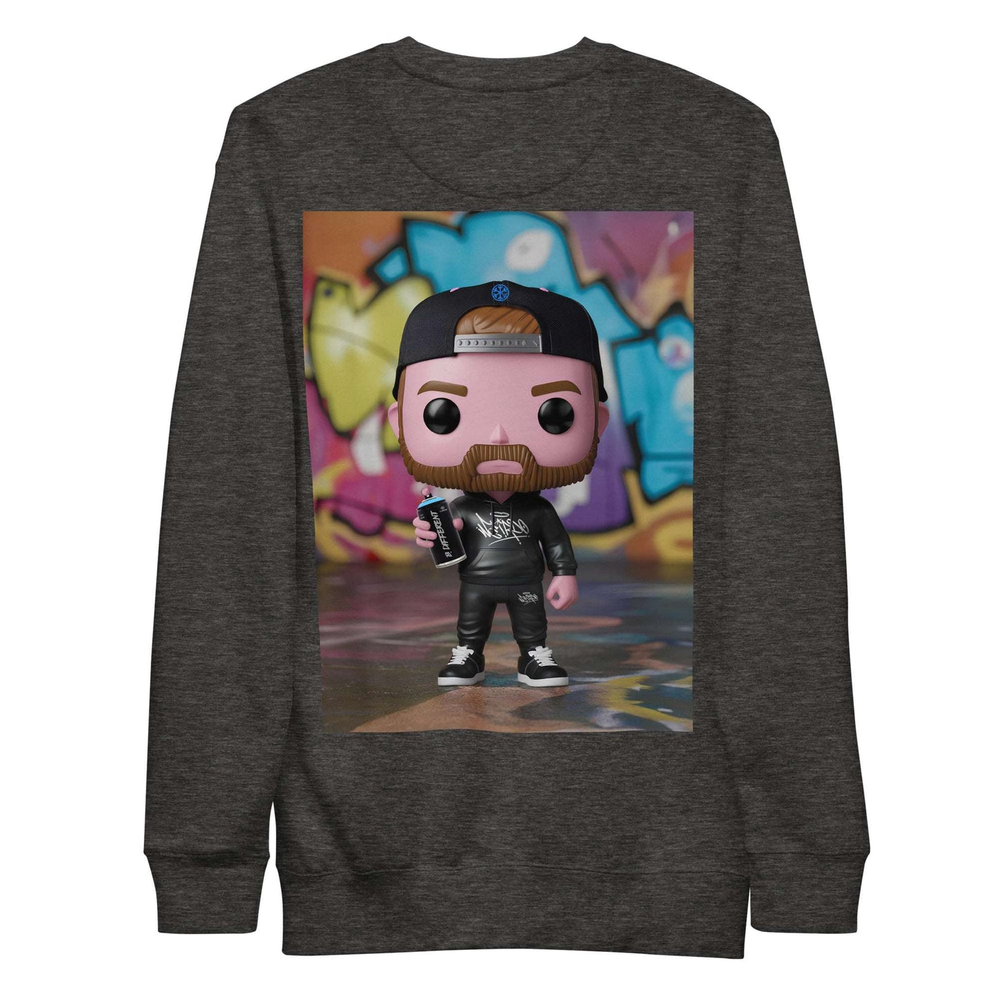 darkgray-graffiti-artist-vinyl-figure-sweatshirt-dark-back-by-b.different-clothing-graffiti-inspired-independent-streetwear-brand