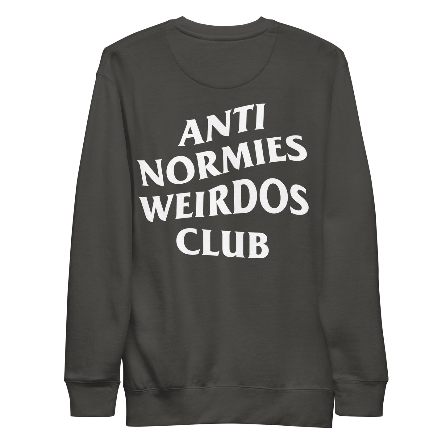 gray-anti-normies-weirdos-club-sweatshirt-dark-back-by-b.different-clothing-graffiti-inspired-independent-streetwear-brand