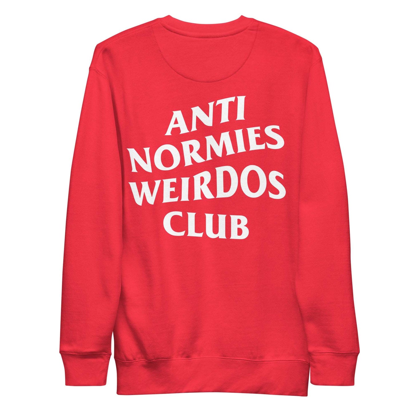 red-anti-normies-weirdos-club-sweatshirt-back-by-b.different-clothing-graffiti-inspired-independent-streetwear-brand