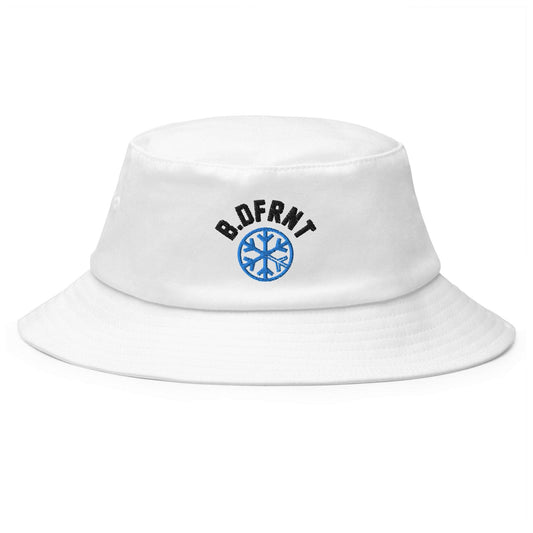 white-bdfrnt-bucket-hat-front-by-b.different-clothing-graffiti-inspired-independent-streetwear-brand