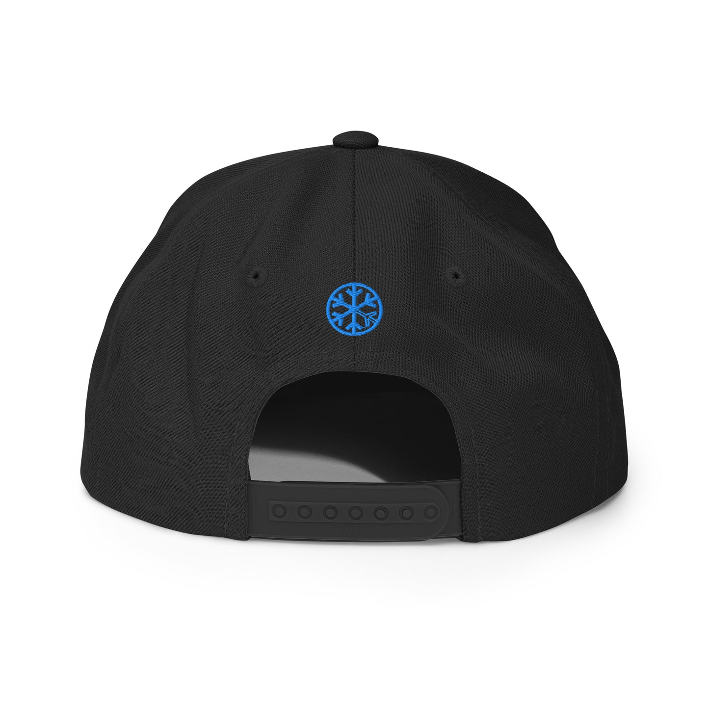 Black-Paint Dealer Graffiti Tag Snapback Hat from B.Different Clothing, back view, graffiti-inspired streetwear