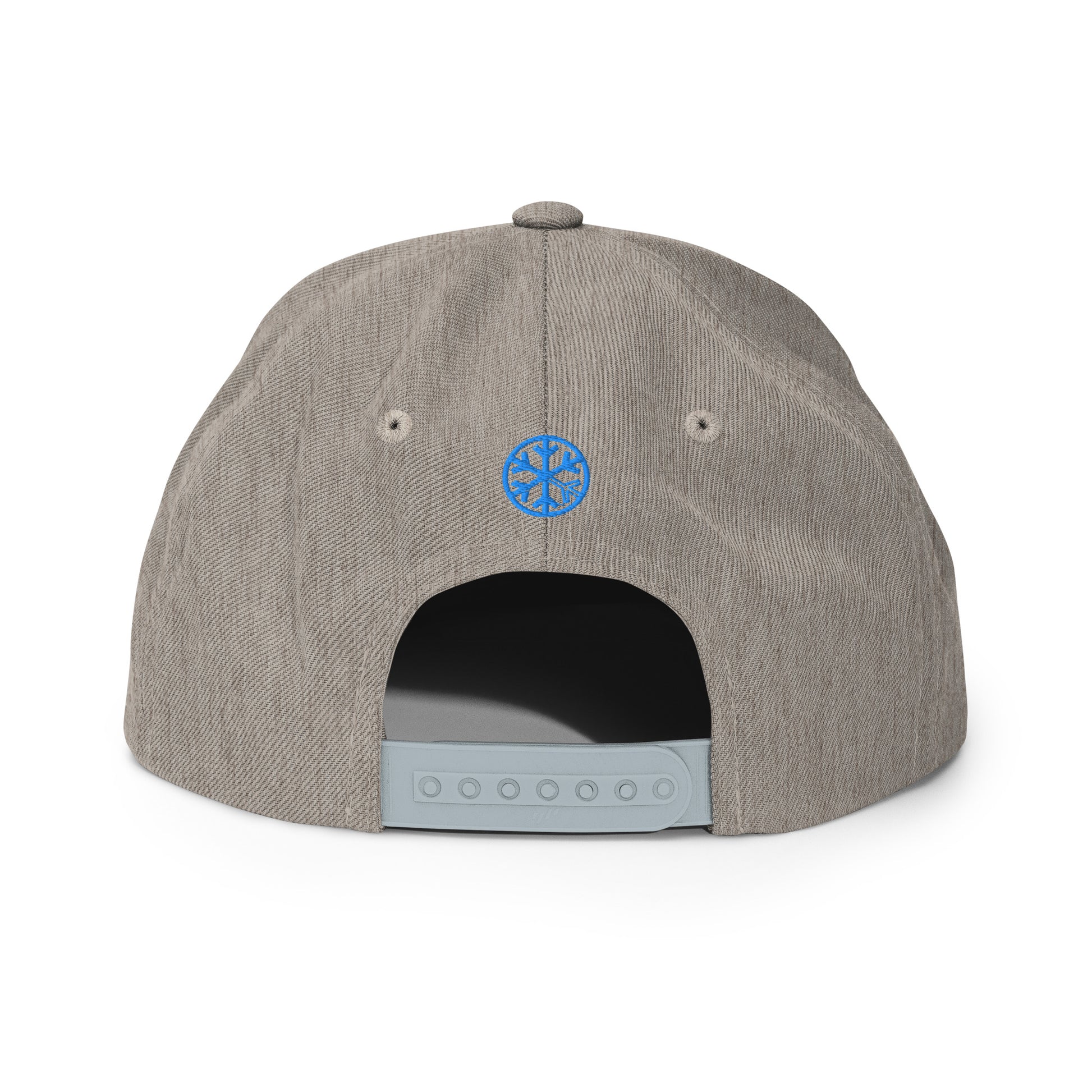 Gray-Paint Dealer Graffiti Tag Snapback Hat from B.Different Clothing, back view, graffiti-inspired streetwear
