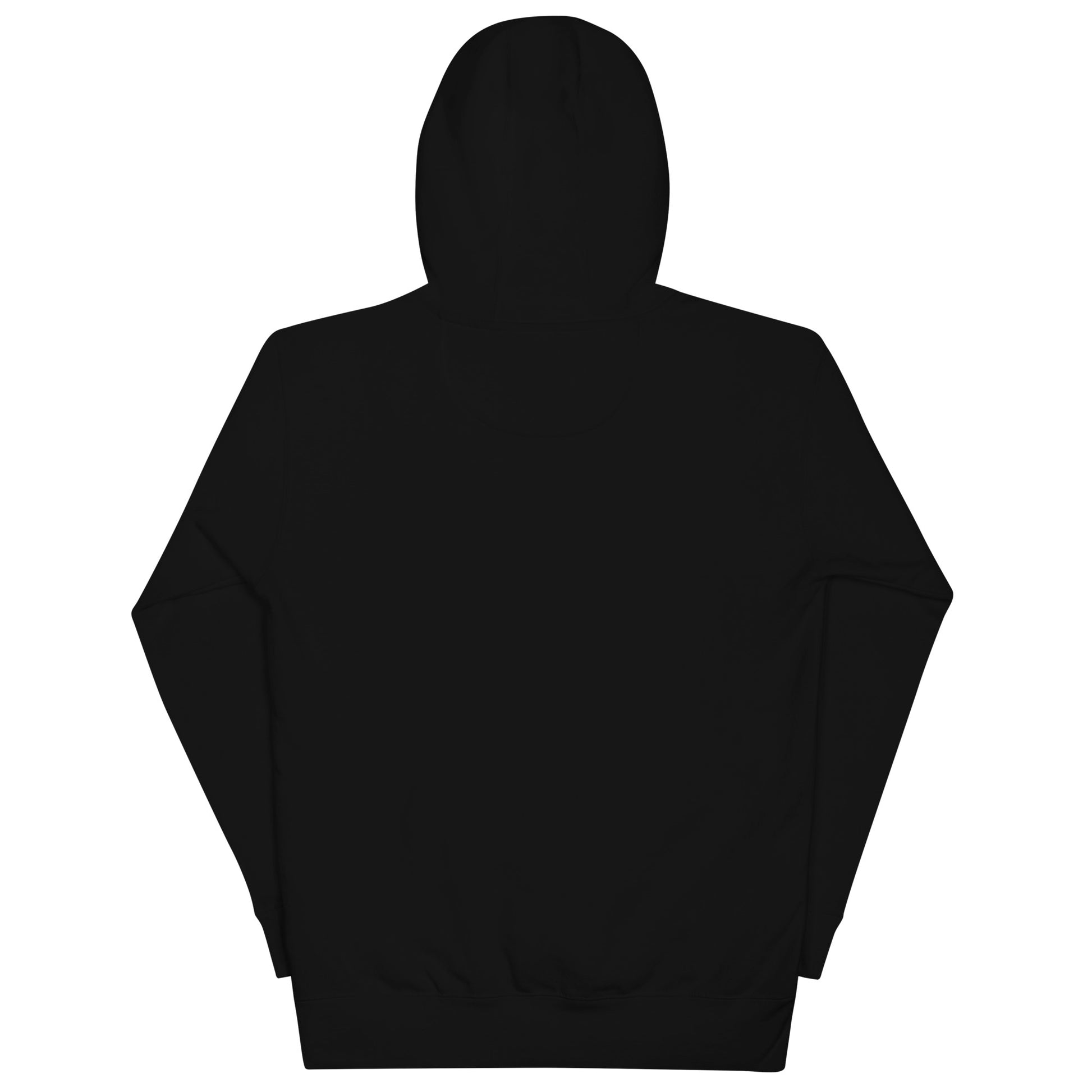Black-Fresh Graffiti Piece Hoodie from B.Different Clothing, back view, graffiti-inspired streetwear