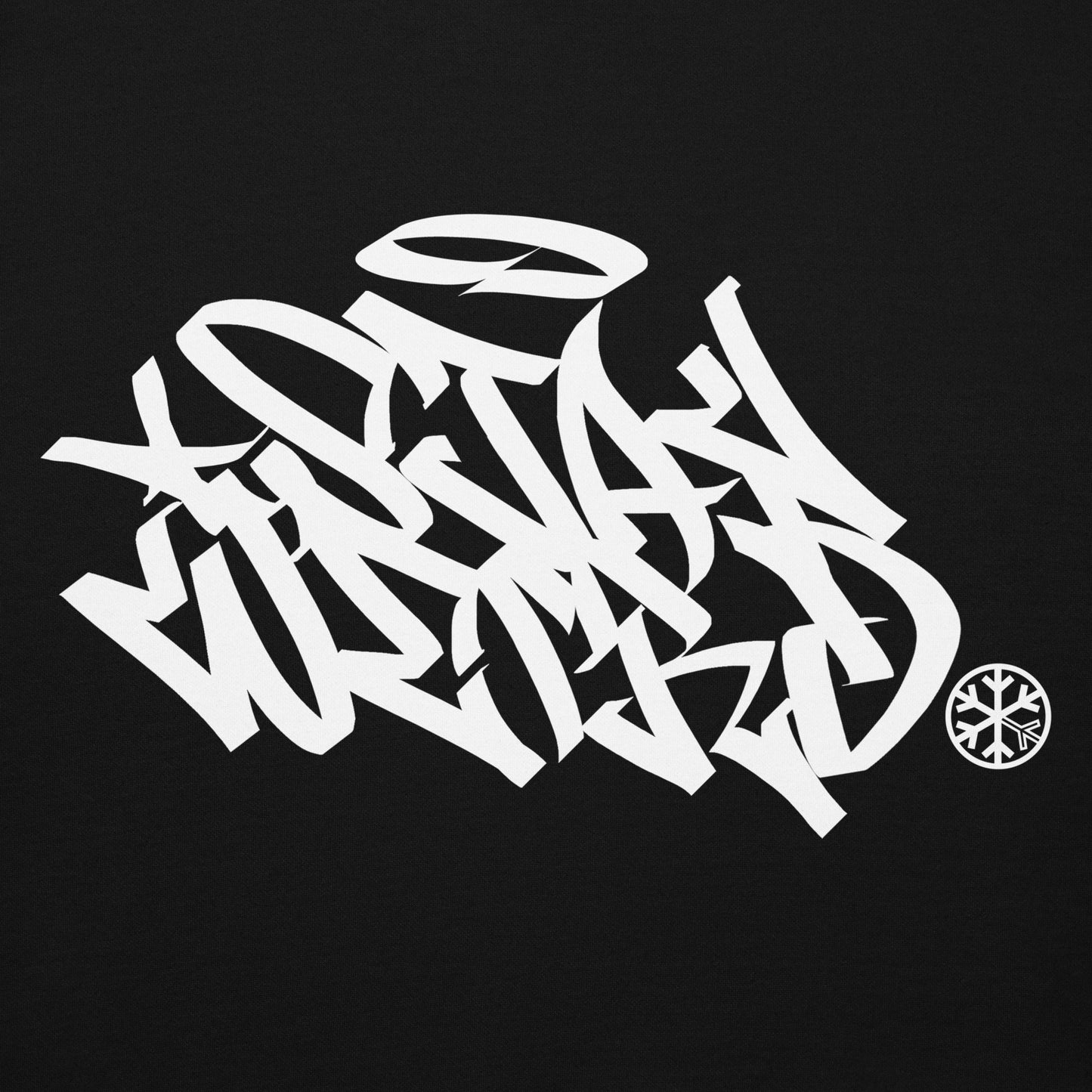 Black-Stay Weird Graffiti Tag Hoodie from B.Different Clothing, graphic, graffiti-inspired streetwear