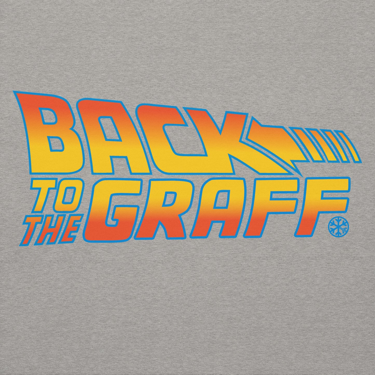 Gray-Back to the Graff Hoodie from B.Different Clothing, graphic, graffiti-inspired streetwear