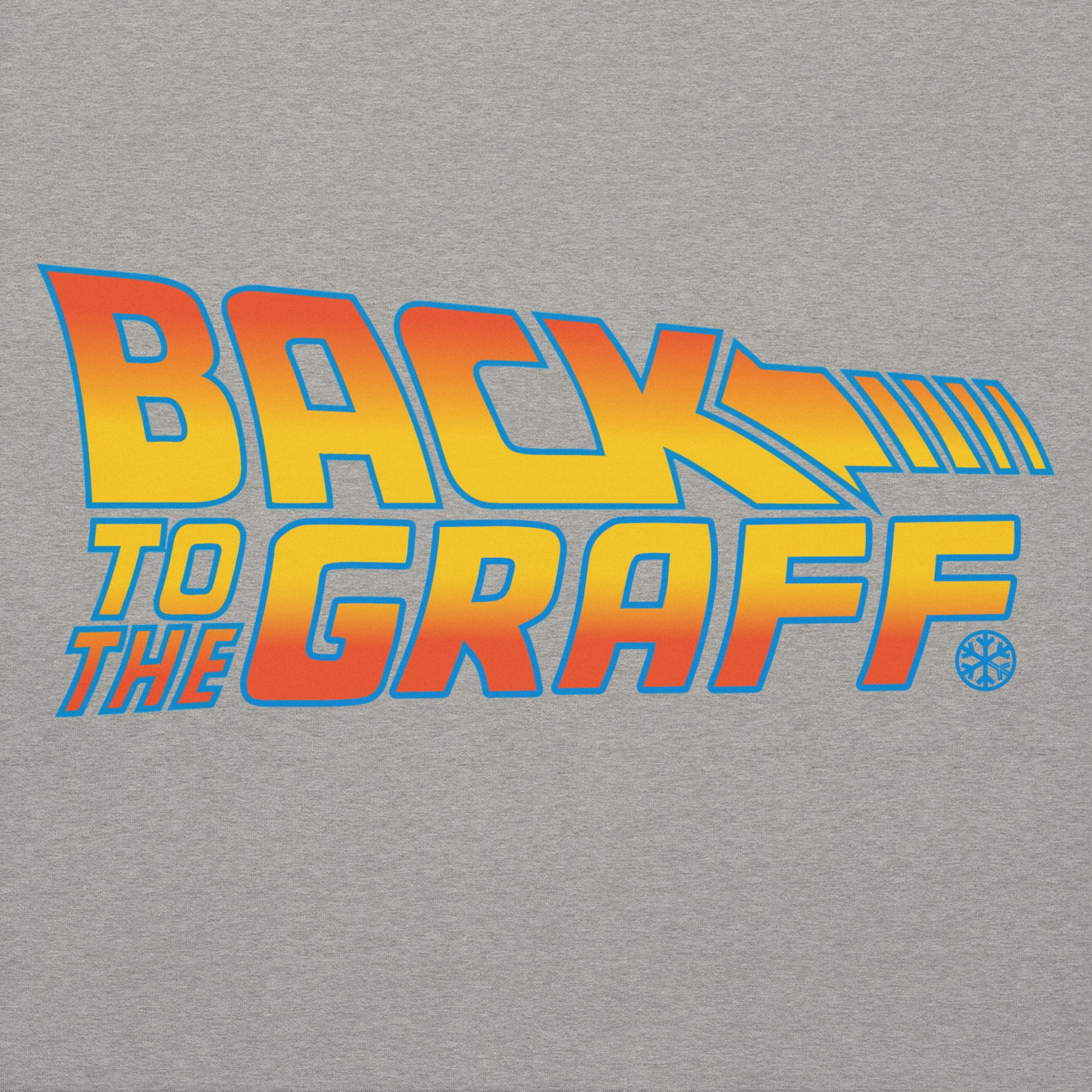 Gray-Back to the Graff Hoodie from B.Different Clothing, graphic, graffiti-inspired streetwear