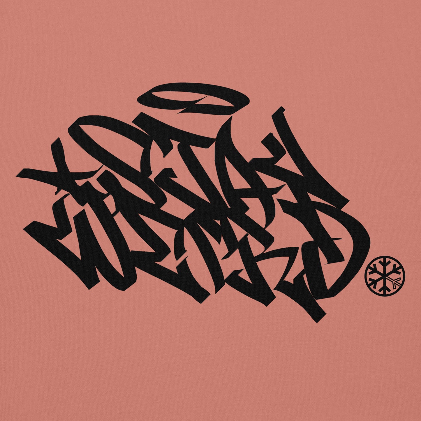 Pink-Stay Weird Graffiti Tag Hoodie from B.Different Clothing, graphic, graffiti-inspired streetwear