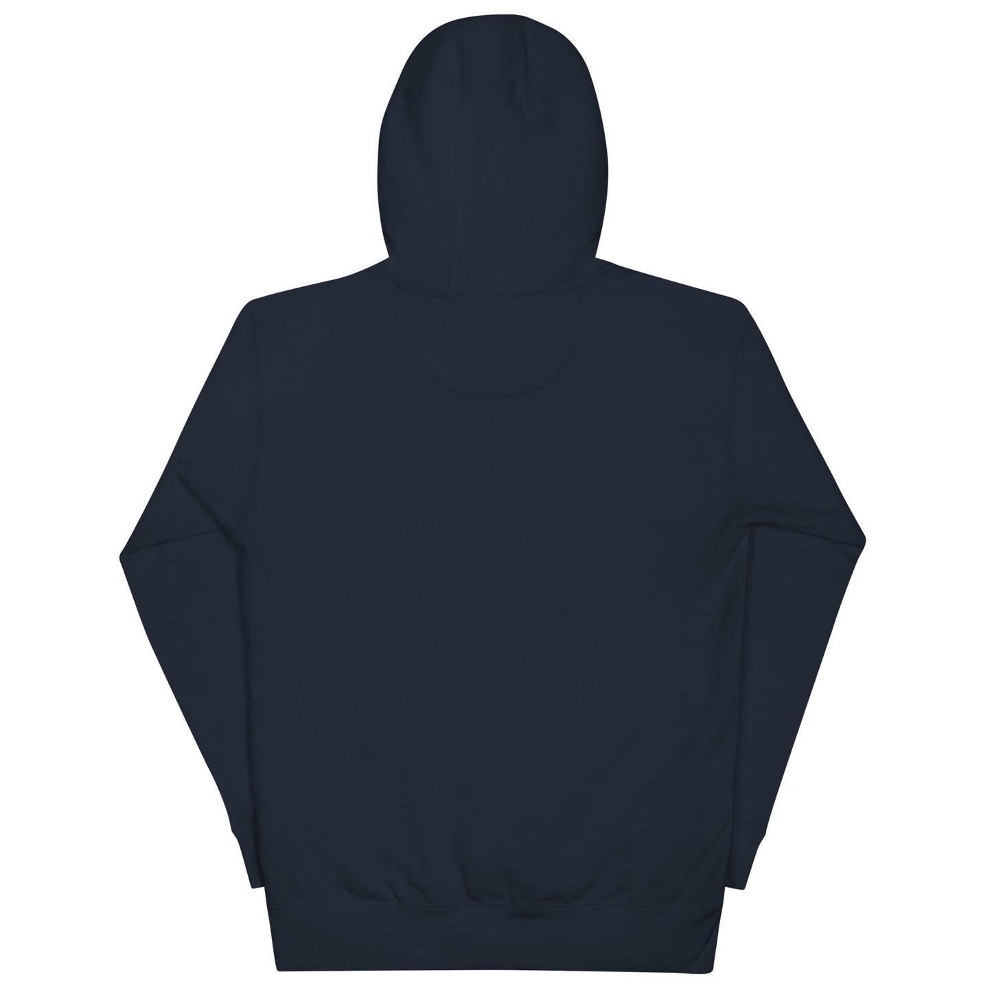 Navy-Vandal Teddy Bear Graffiti Hoodie from B.Different Clothing, back view, graffiti-inspired streetwear