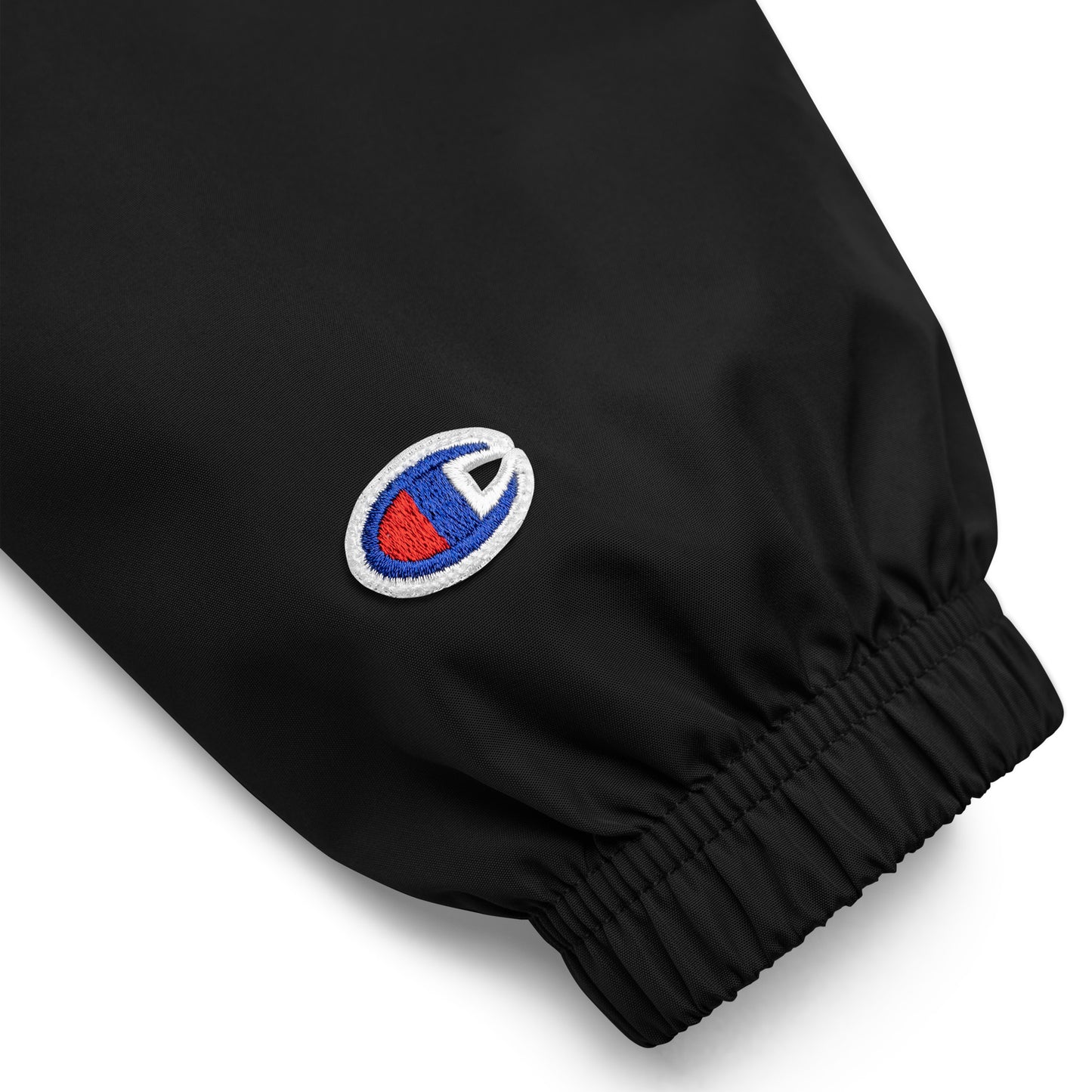 Black-Stay Weird Graffiti Tag Windbreaker Jacket from B.Different Clothing, detail, graffiti-inspired streetwear