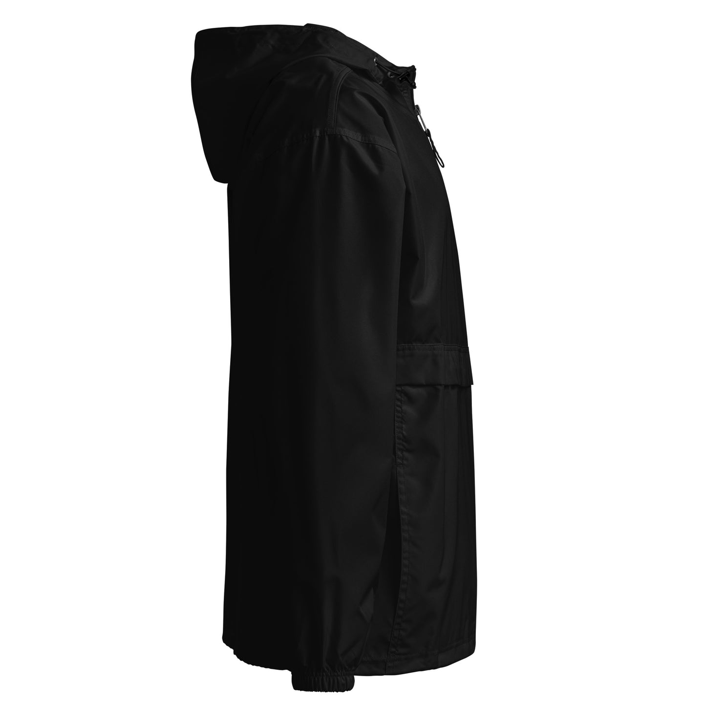 Black-Dreamer Graffiti Tag Windbreaker Jacket from B.Different Clothing, right view, graffiti-inspired streetwear