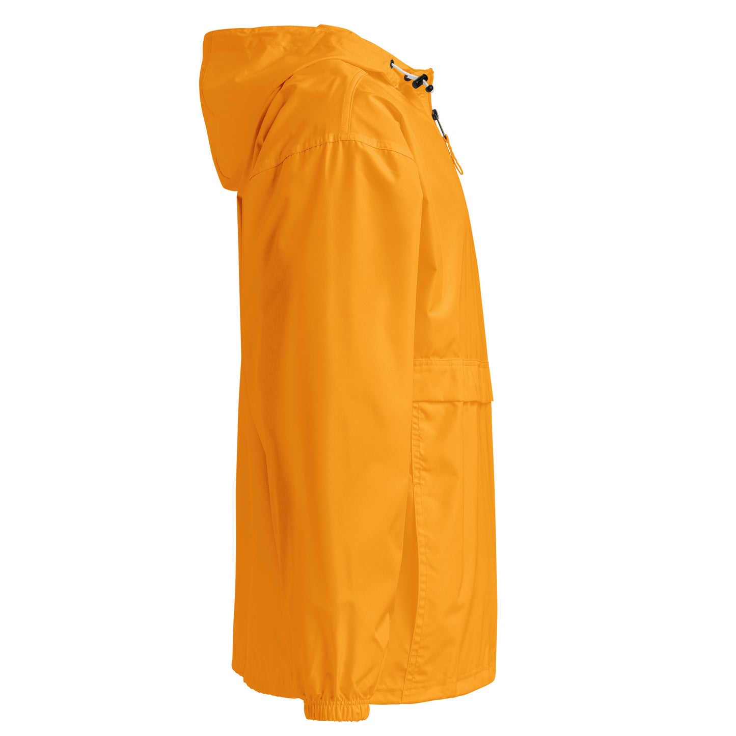 Yellow-Stay Fly Graffiti Tag Windbreaker Jacket from B.Different Clothing, right view, graffiti-inspired streetwear