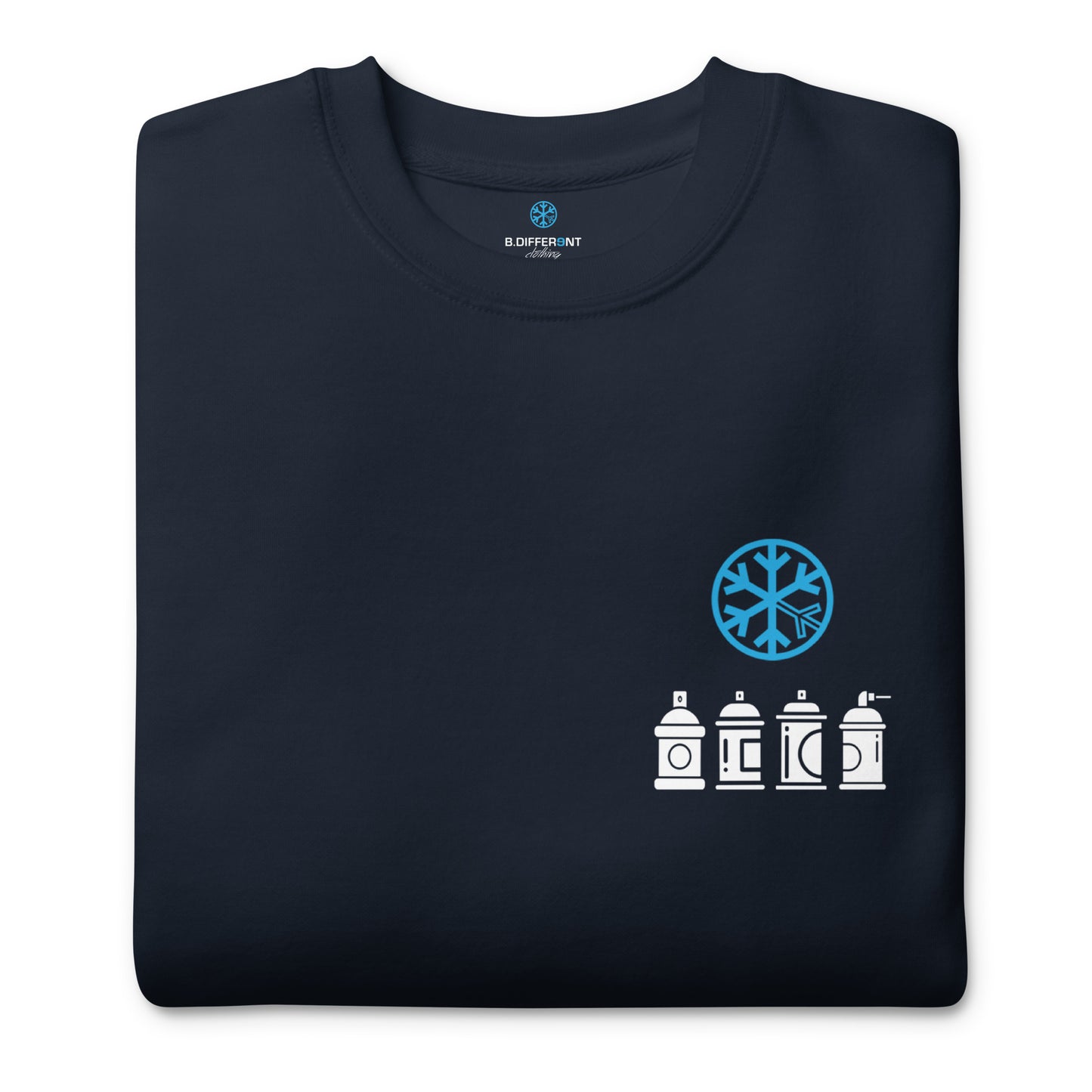 navy-get-down-graffiti-character-sweatshirt-folded-by-b.different-clothing-graffiti-inspired-independent-streetwear-brand
