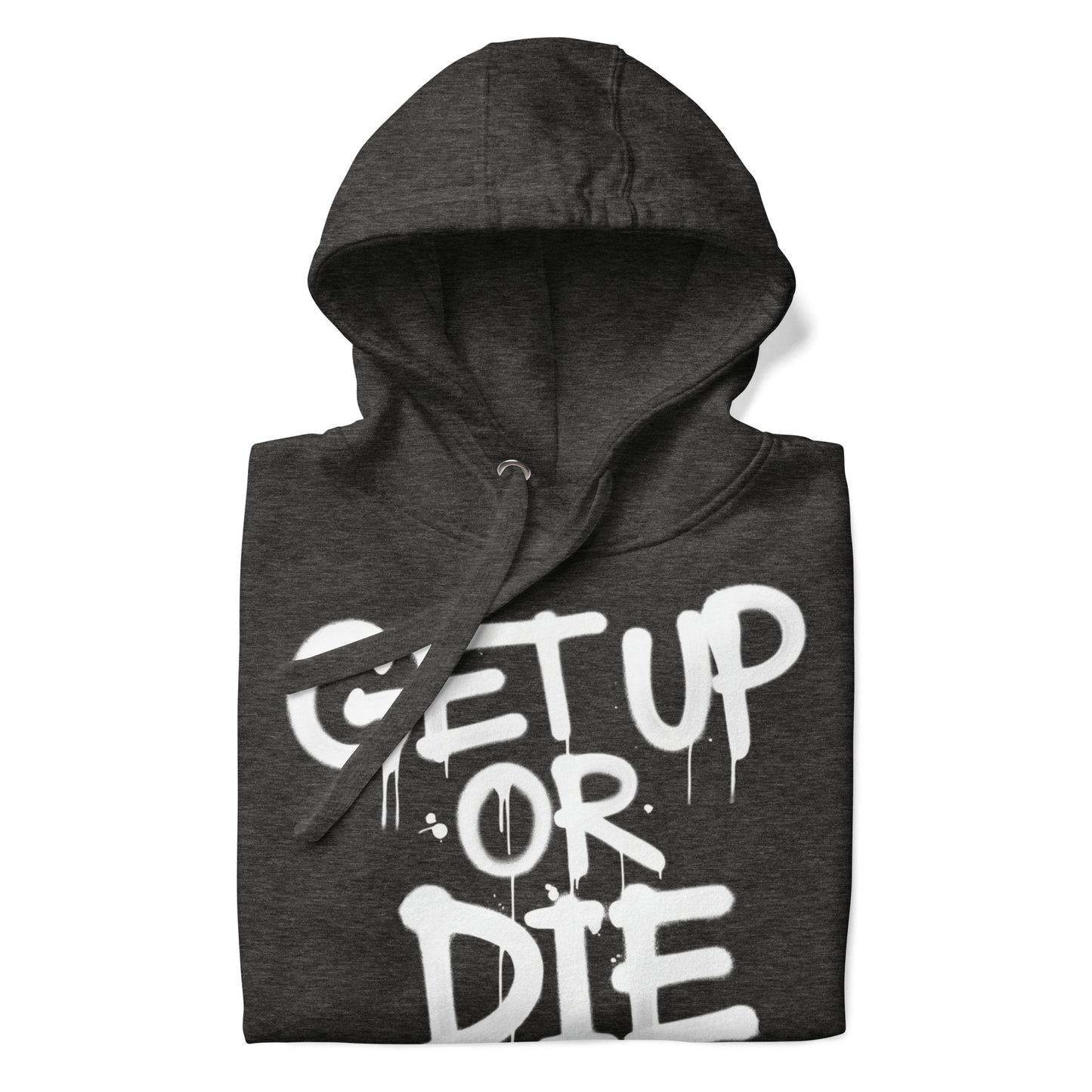 darkgray-get-up-or-die-graffiti-tag-hoodie-dark-folded-by-b.different-clothing-graffiti-inspired-independent-streetwear-brand