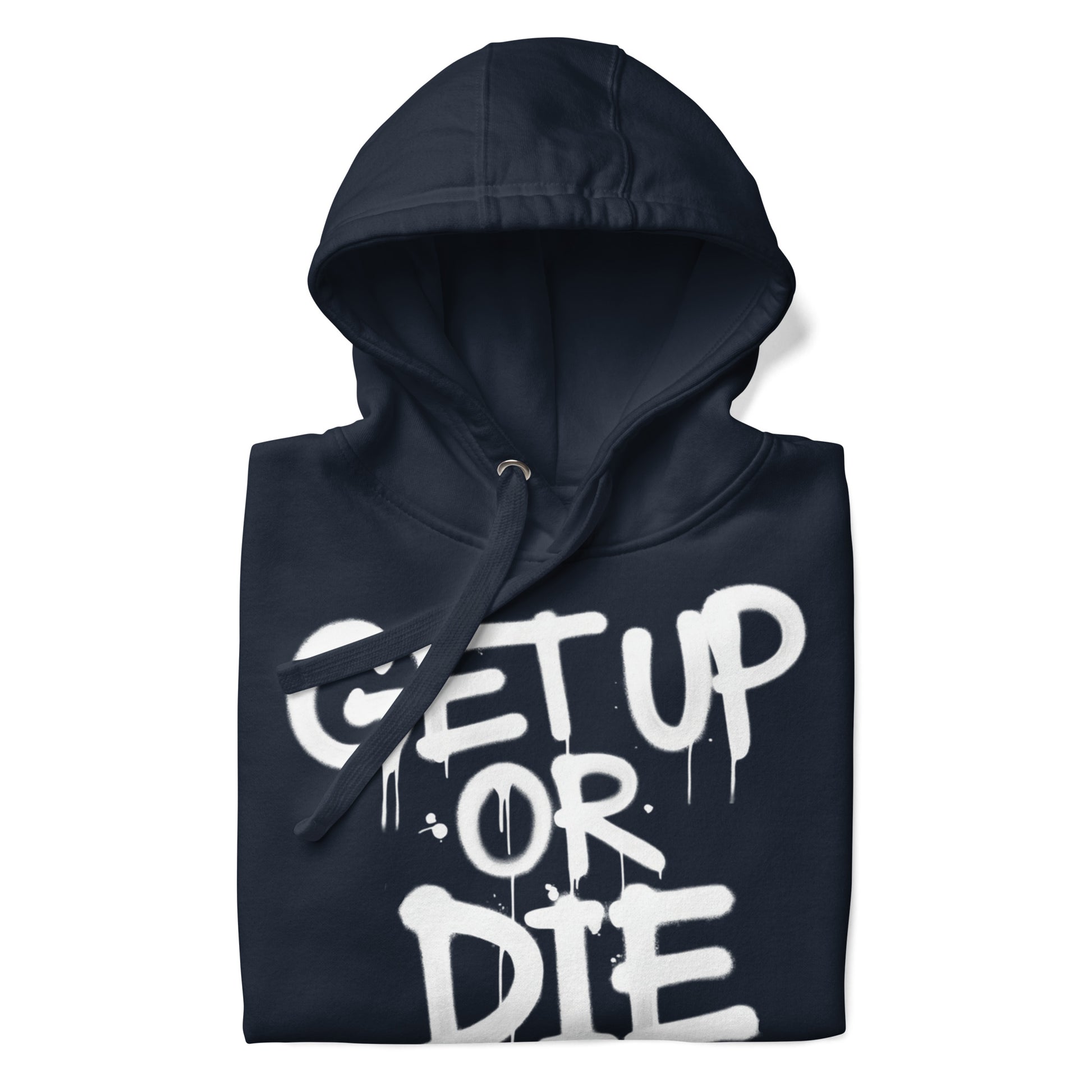 navy-get-up-or-die-graffiti-tag-hoodie-folded-by-b.different-clothing-graffiti-inspired-independent-streetwear-brand