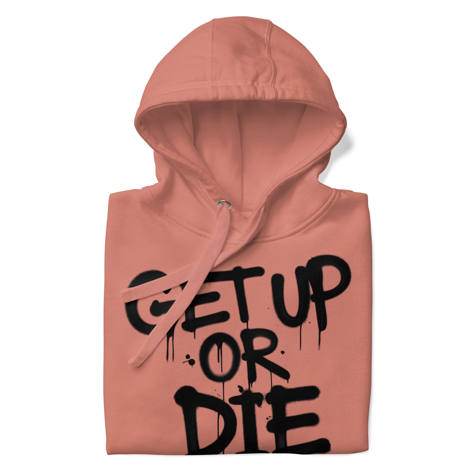 pink-get-up-or-die-graffiti-tag-hoodie-folded-by-b.different-clothing-graffiti-inspired-independent-streetwear-brand
