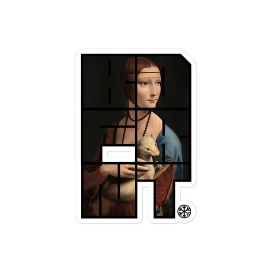 sticker-bdfrnt-blockbuster-graffiti-piece-lady-with-ermine-by-b.different-clothing-graffiti-inspired-independent-streetwear-brand