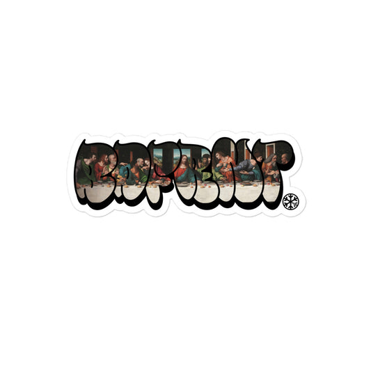 sticker-bdfrnt-graffiti-throwie-last-supper-by-b.different-clothing-graffiti-inspired-independent-streetwear-brand