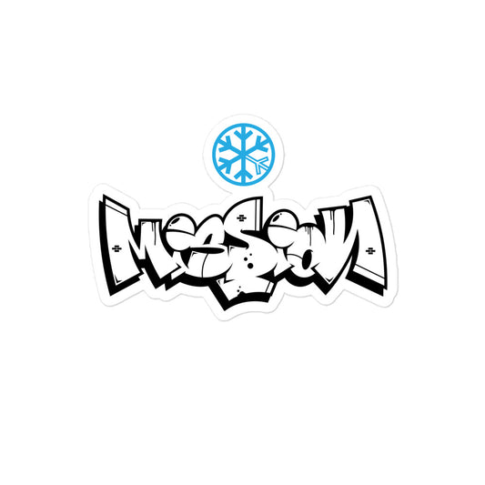 Mission Graffiti Piece Sticker from B.Different Clothing, graffiti-inspired streetwear