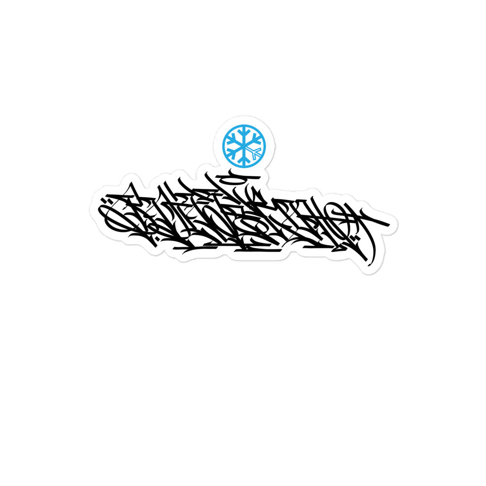 Shew Collab Graffiti Sticker from B.Different Clothing, graffiti-inspired streetwear