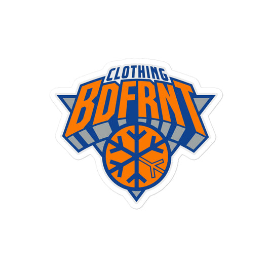 BDFRNT Logo 2011 Sticker from B.Different Clothing, graffiti-inspired streetwear