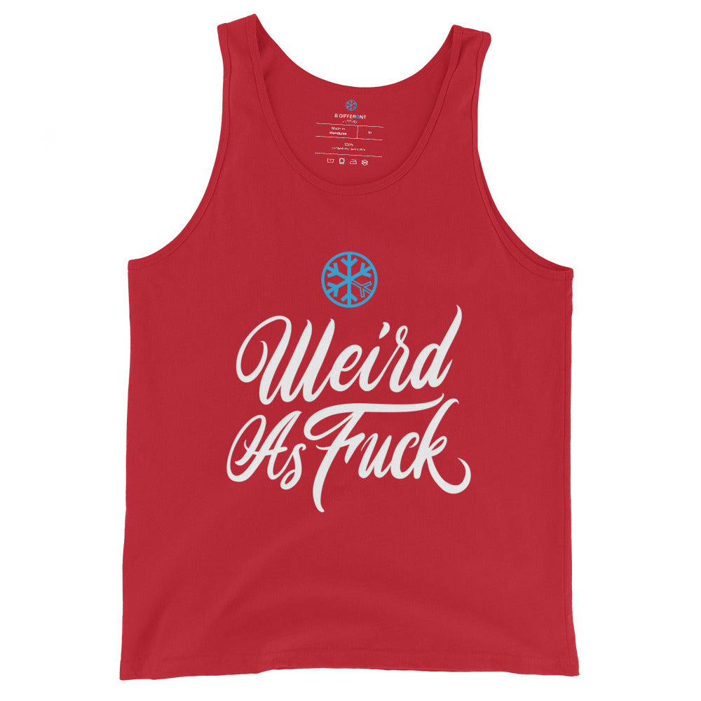 red-weird-as-fuck-tank-top-front-by-b.different-clothing-graffiti-inspired-independent-streetwear-brand