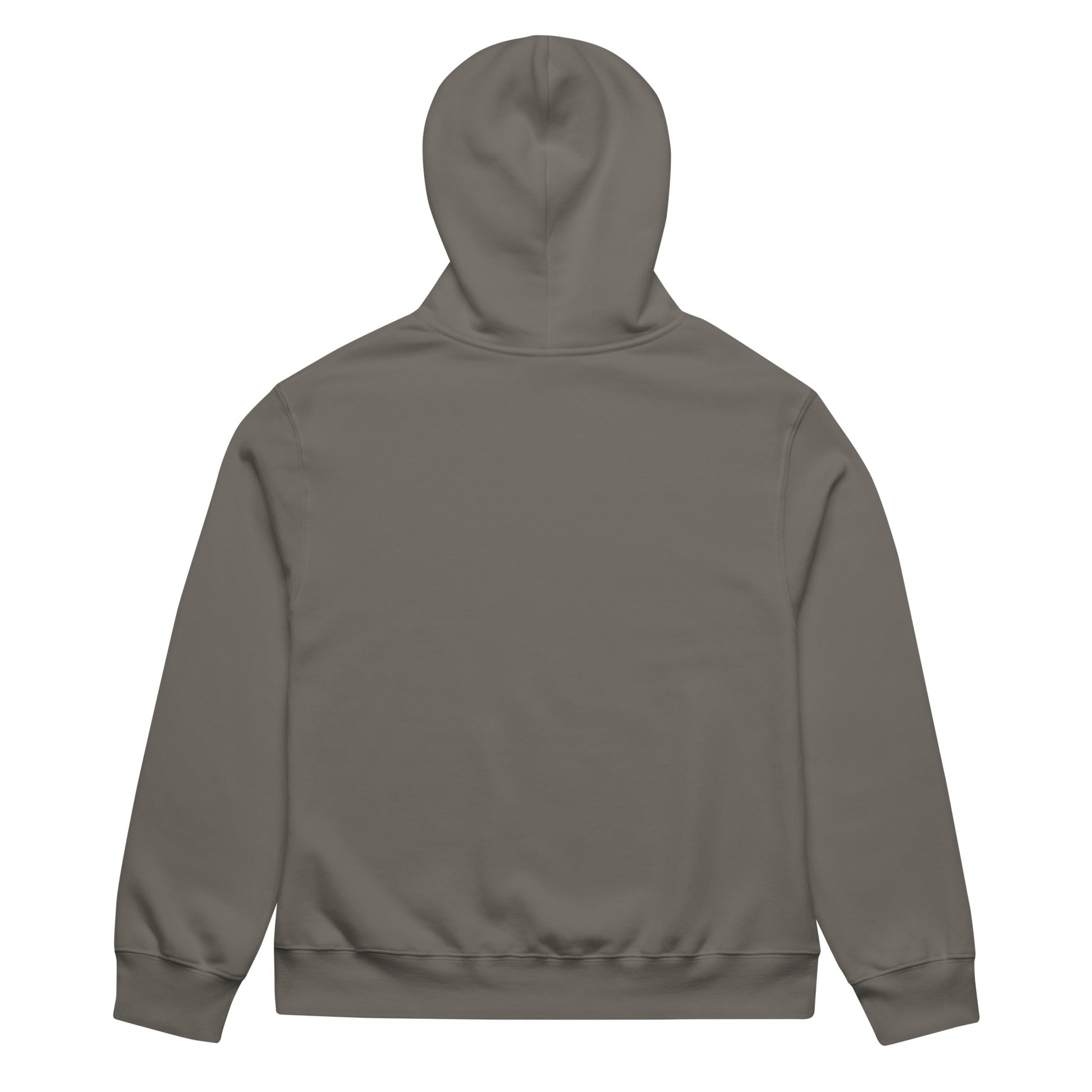 Dark Gray-Toys Tag Hoodie by Graffiti Dad from B.Different Clothing, back view, graffiti-inspired streetwear, oversized heavyweight