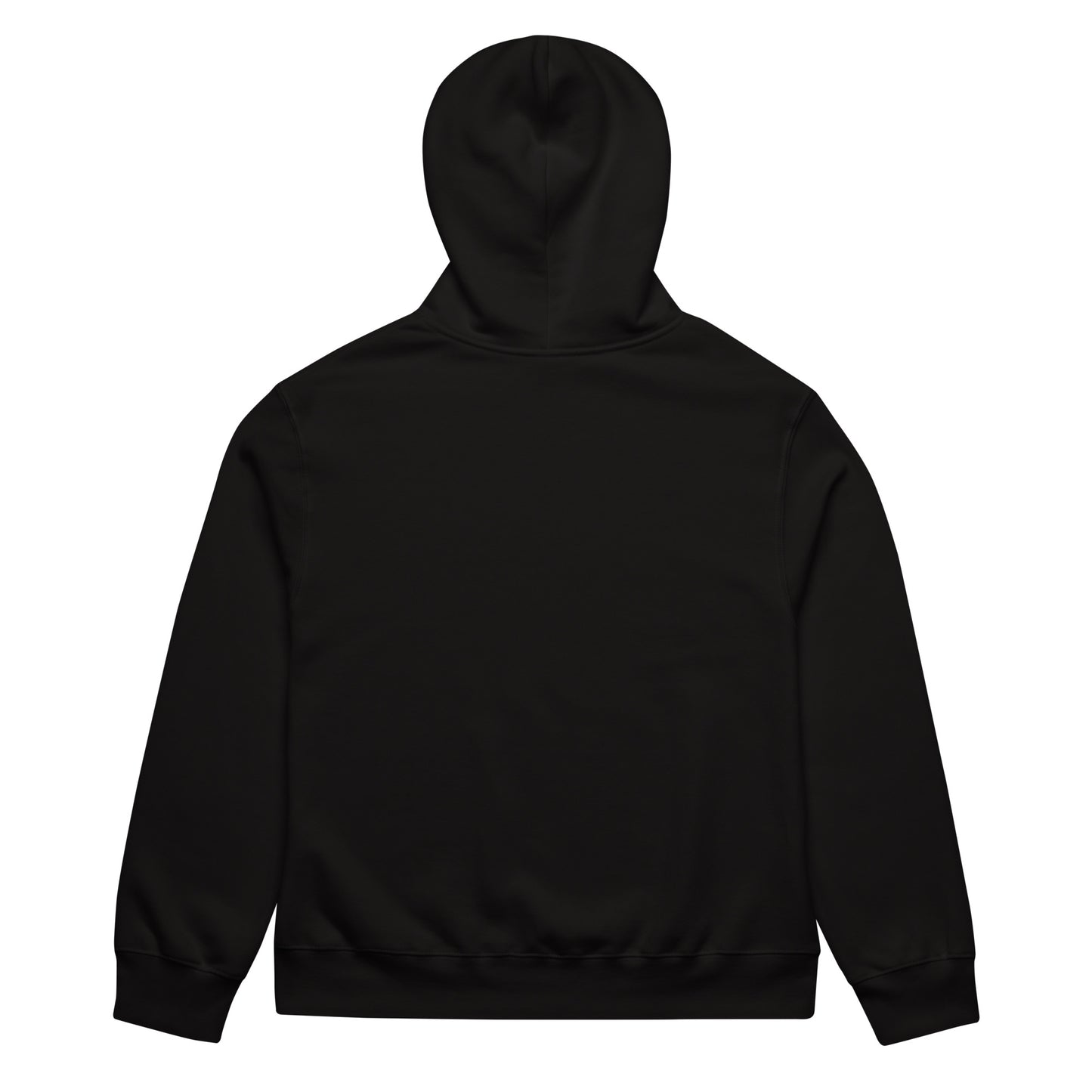 Black-Make Your Choice Graffiti Hoodie by Trk One from B.Different Clothing, back view, graffiti-inspired streetwear, oversized heavyweight
