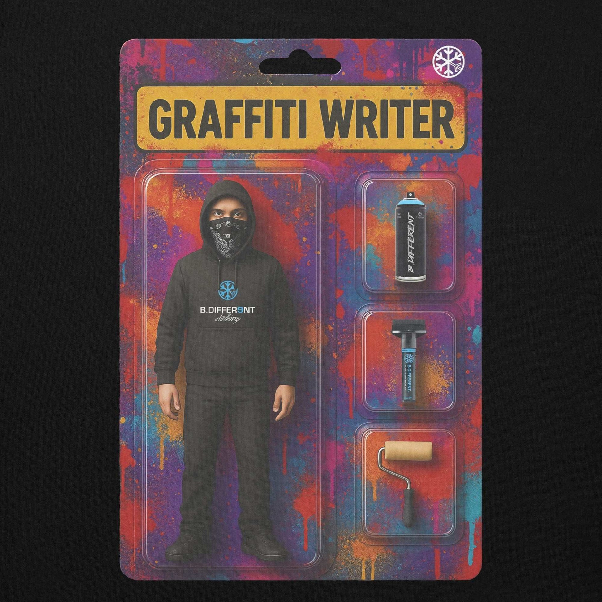 black-graffiti-artist-action-figure-hoodie-back-by-b.different-clothing-graffiti-inspired-independent-streetwear-brand