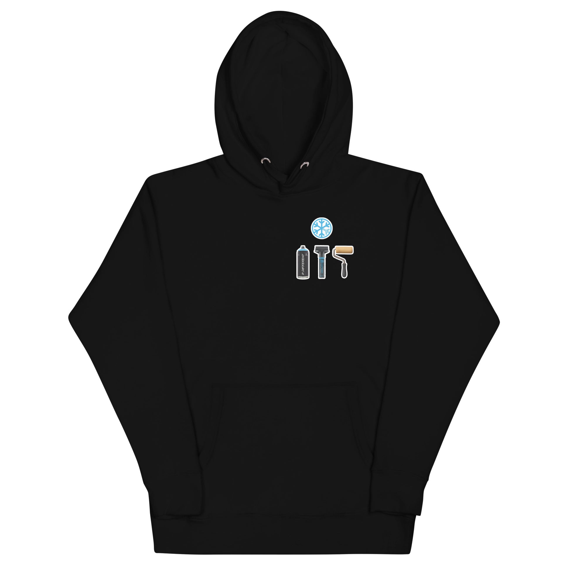 black-graffiti-artist-action-figure-hoodie-front-by-b.different-clothing-graffiti-inspired-independent-streetwear-brand