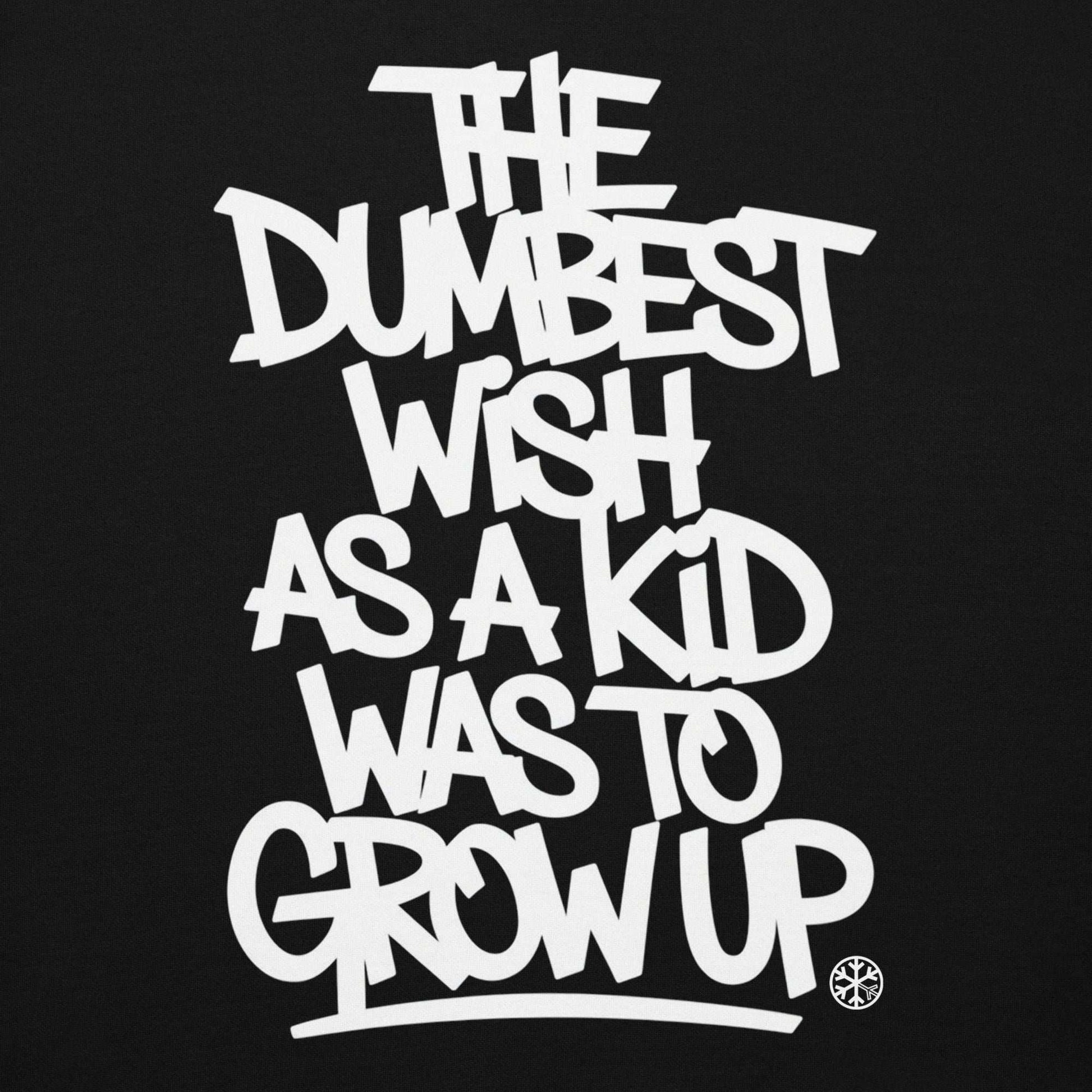 black-the-dumbest-wish-graffiti-tag-hoodie-front-by-b.different-clothing-graffiti-inspired-independent-streetwear-brand