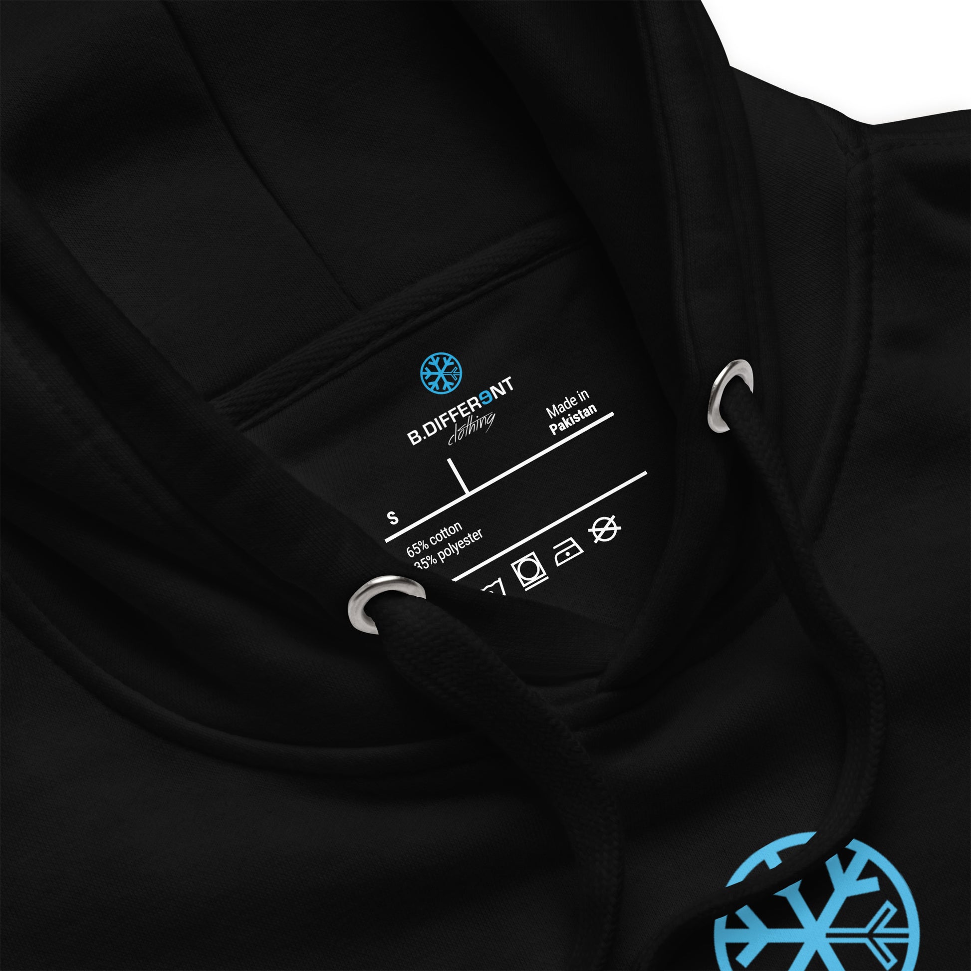 black-vandal-graffiti-tag-hoodie-detail-by-b.different-clothing-graffiti-inspired-independent-streetwear-brand