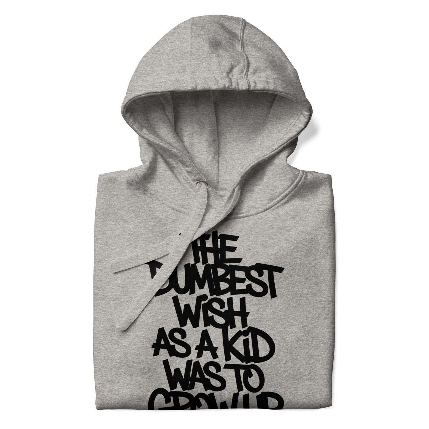 gray-the-dumbest-wish-graffiti-tag-hoodie-front-by-b.different-clothing-graffiti-inspired-independent-streetwear-brand