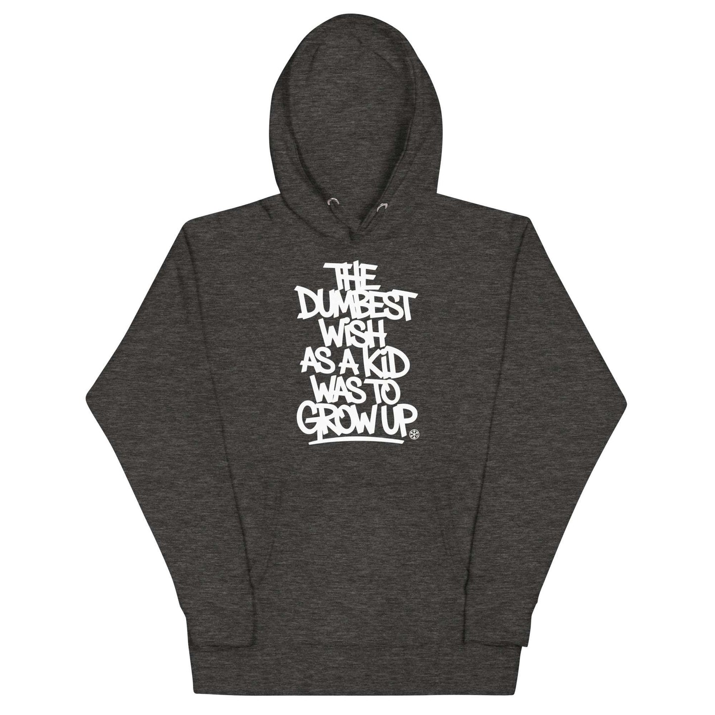 darkgray-the-dumbest-wish-graffiti-tag-hoodie-dark-front-by-b.different-clothing-graffiti-inspired-independent-streetwear-brand