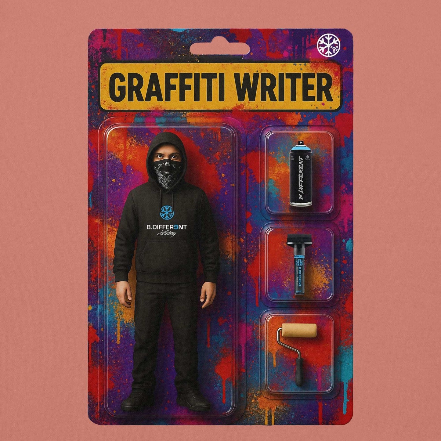 pink-graffiti-artist-action-figure-hoodie-back-by-b.different-clothing-graffiti-inspired-independent-streetwear-brand