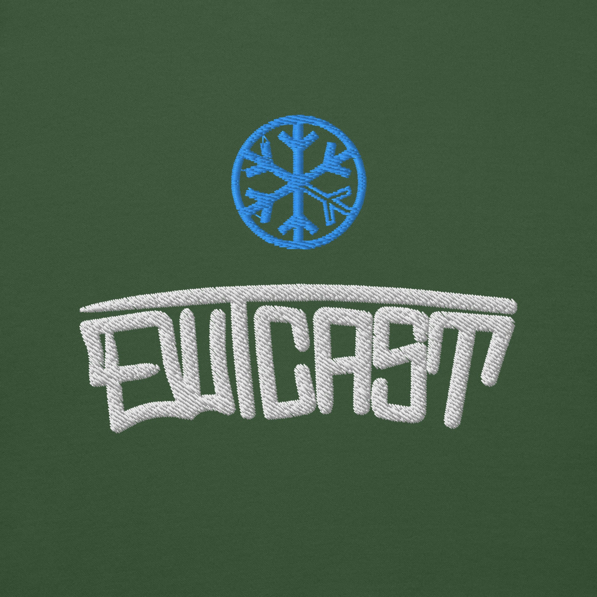Green-Outcast Graffiti Tag Hoodie from B.Different Clothing, graphic, graffiti-inspired streetwear