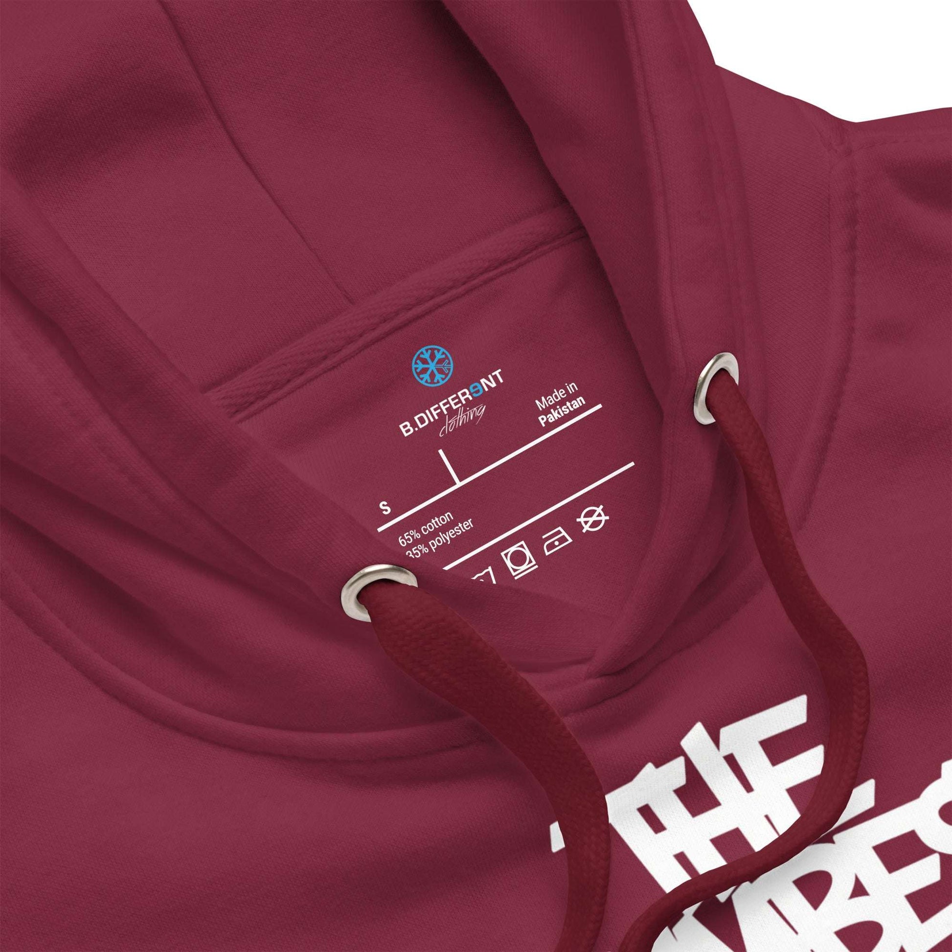 maroon-the-dumbest-wish-graffiti-tag-hoodie-detail-by-b.different-clothing-graffiti-inspired-independent-streetwear-brand