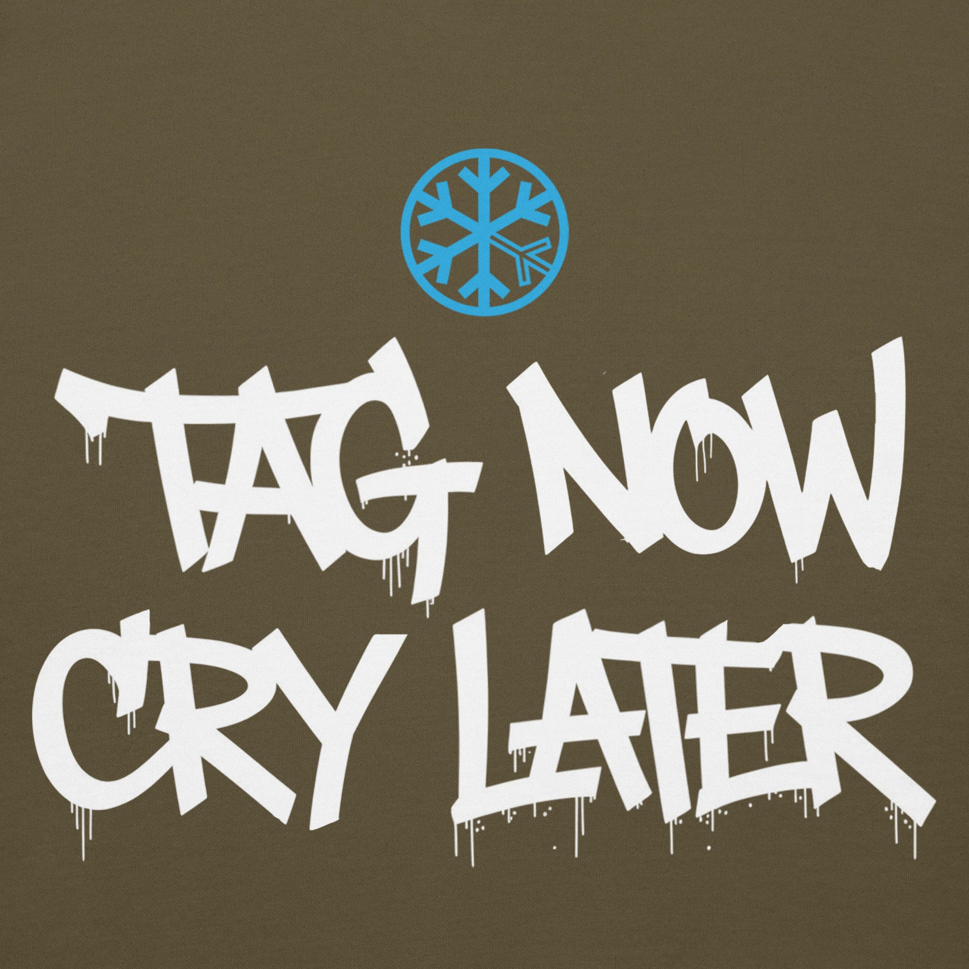 green-tag-now-cry-later-graffiti-tag-hoodie-front-by-b.different-clothing-graffiti-inspired-independent-streetwear-brand