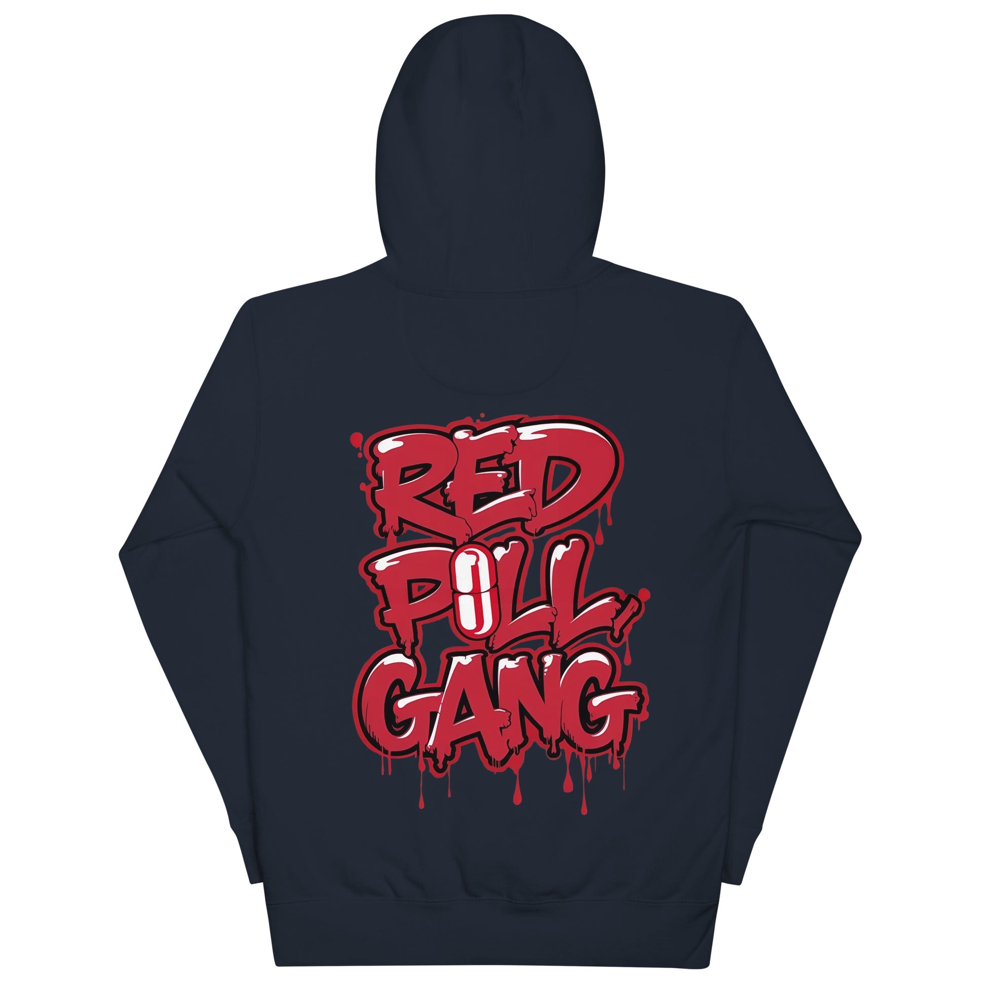navy-red-pill-gang-hoodie-back-by-b.different-clothing-graffiti-inspired-independent-streetwear-brand