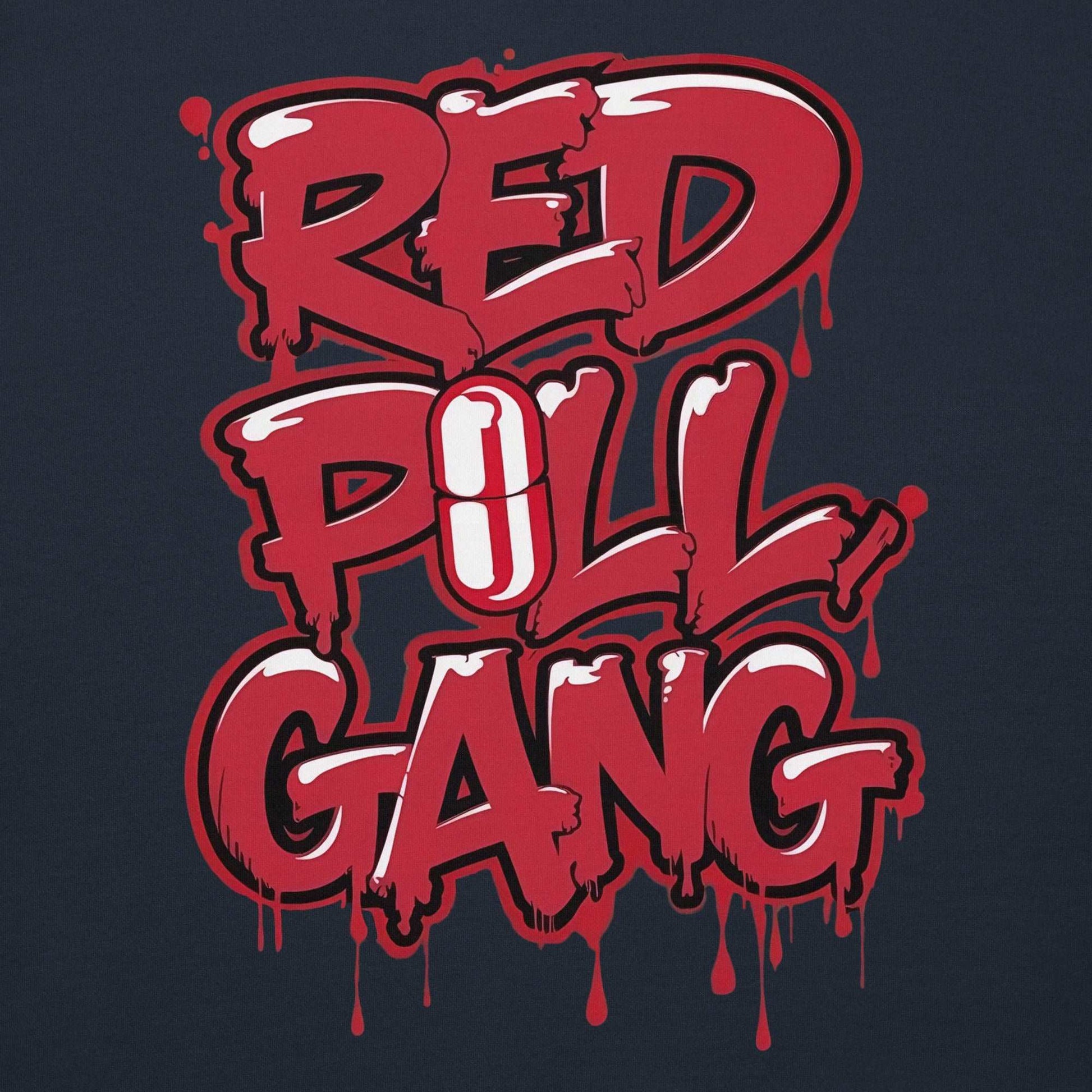navy-red-pill-gang-hoodie-back-by-b.different-clothing-graffiti-inspired-independent-streetwear-brand