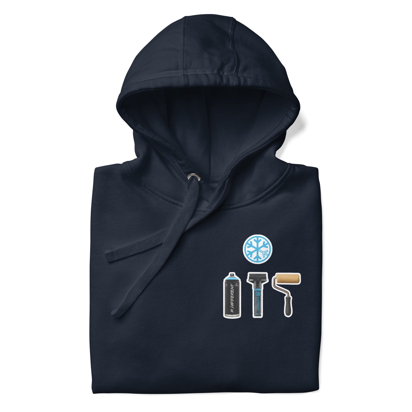 navy-graffiti-artist-action-figure-hoodie-front-by-b.different-clothing-graffiti-inspired-independent-streetwear-brand