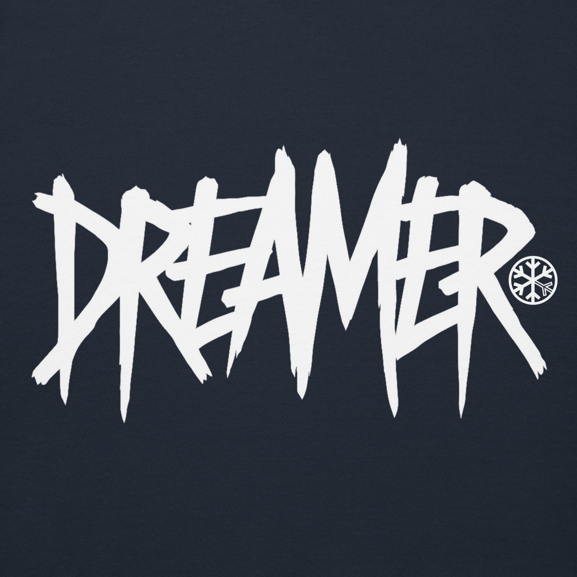 Navy-Dreamer Graffiti Tag Hoodie from B.Different Clothing, graphic, graffiti-inspired streetwear