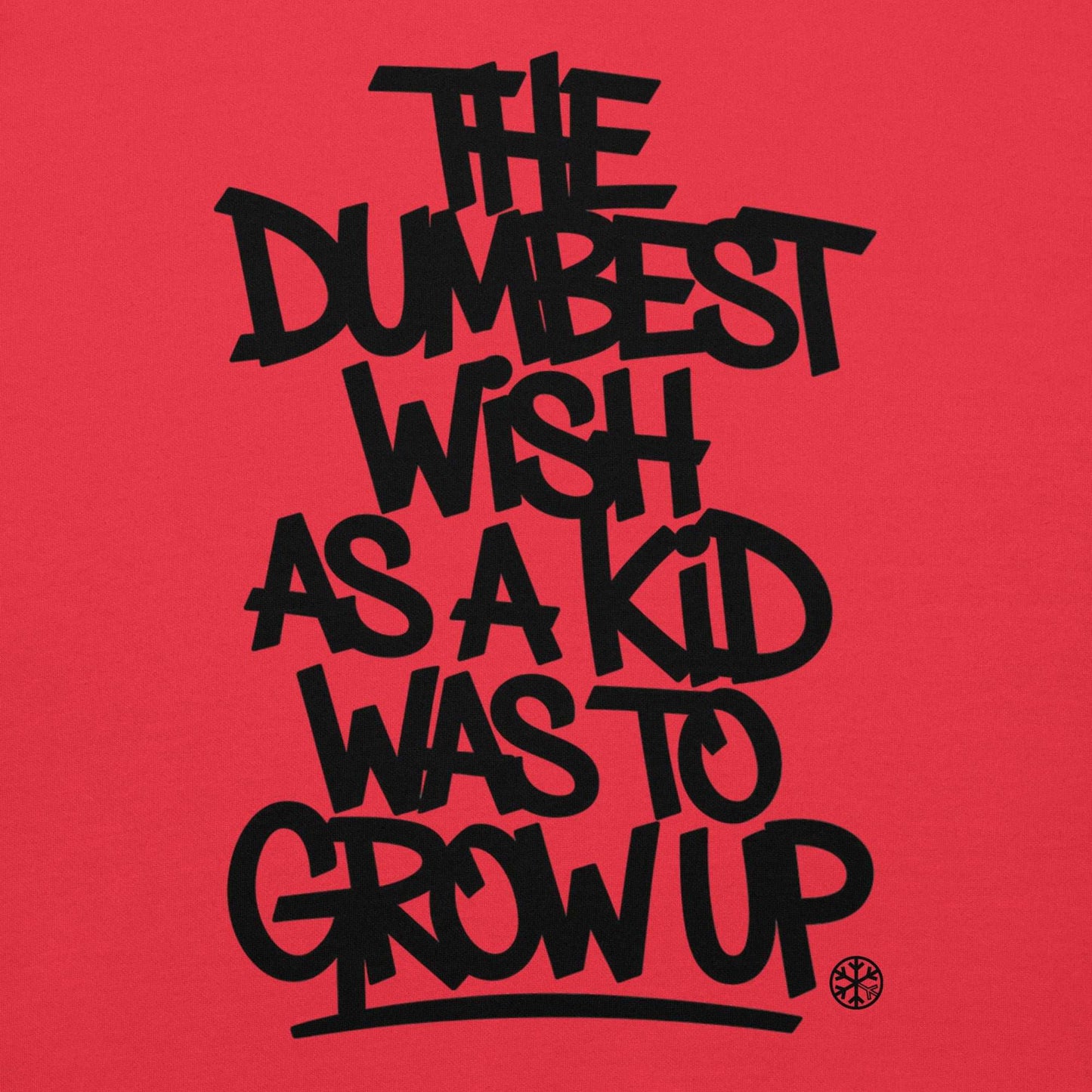 red-the-dumbest-wish-graffiti-tag-hoodie-front-by-b.different-clothing-graffiti-inspired-independent-streetwear-brand
