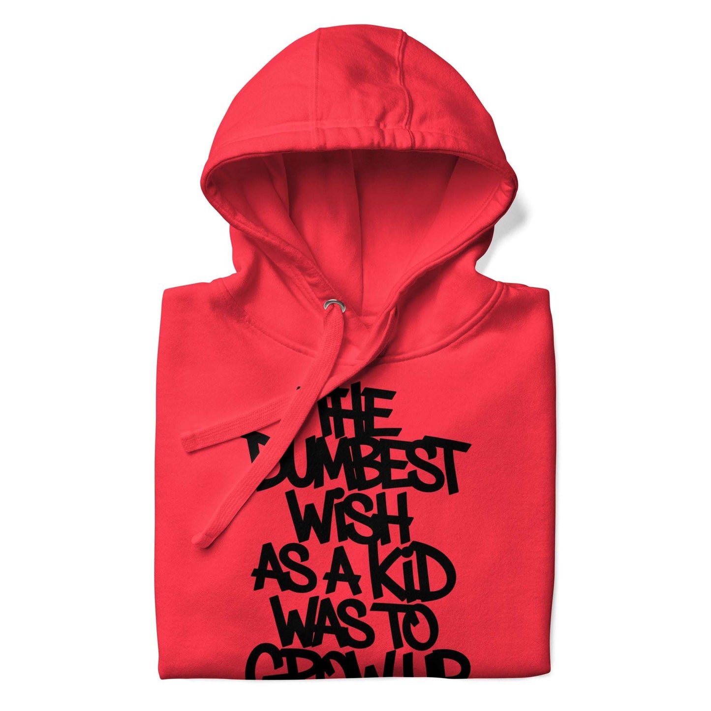 red-the-dumbest-wish-graffiti-tag-hoodie-front-by-b.different-clothing-graffiti-inspired-independent-streetwear-brand
