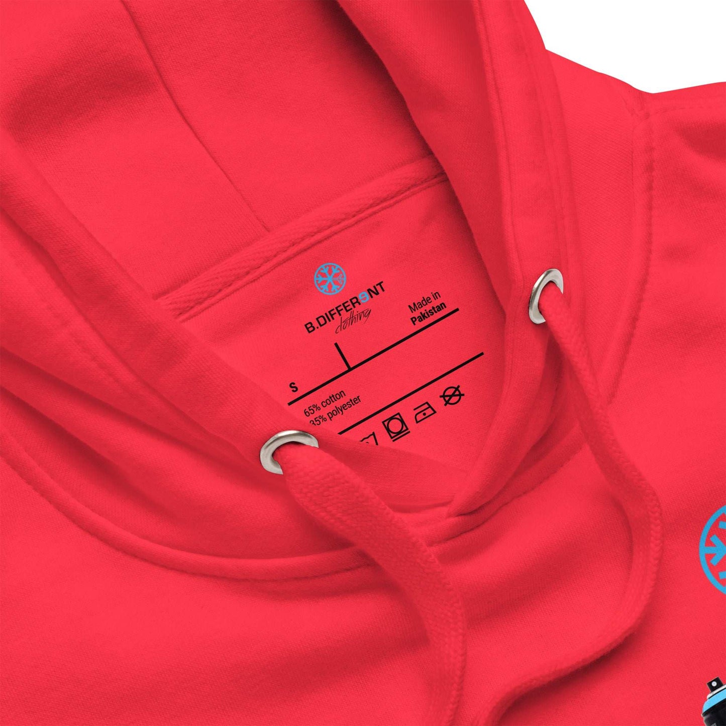 red-graffiti-artist-action-figure-hoodie-detail-by-b.different-clothing-graffiti-inspired-independent-streetwear-brand