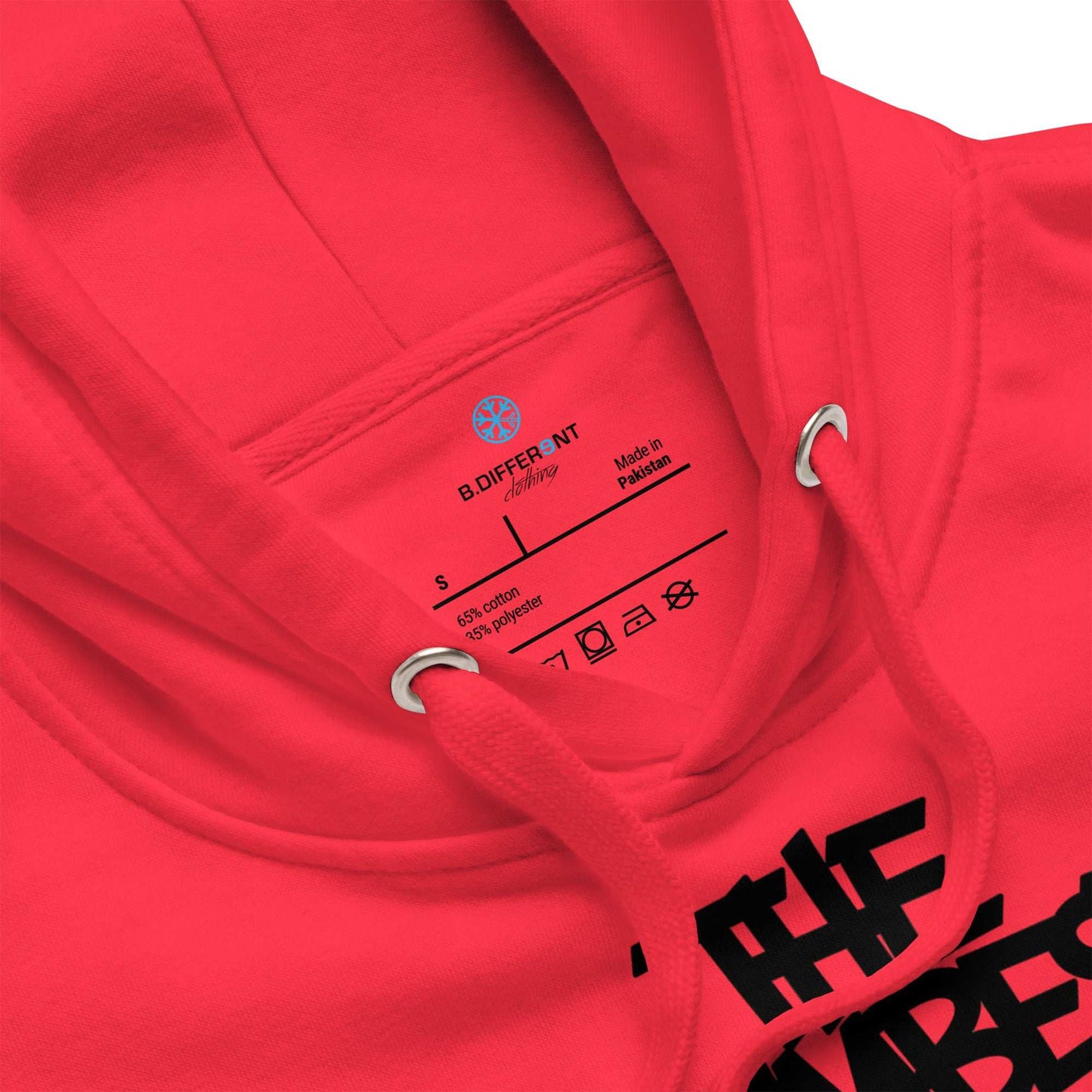 red-the-dumbest-wish-graffiti-tag-hoodie-detail-by-b.different-clothing-graffiti-inspired-independent-streetwear-brand