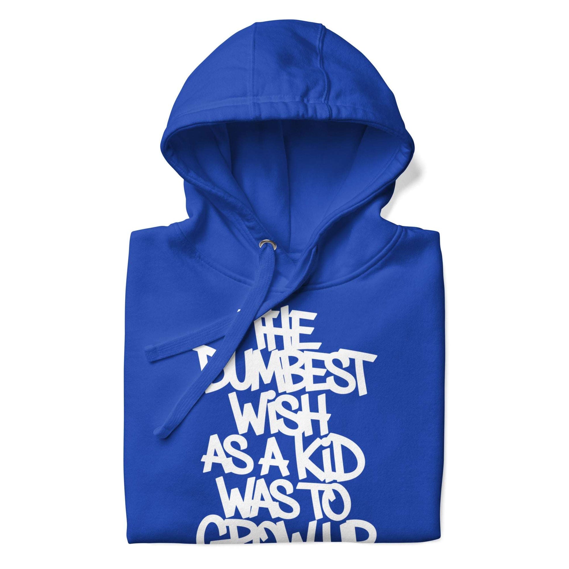 blue-the-dumbest-wish-graffiti-tag-hoodie-front-by-b.different-clothing-graffiti-inspired-independent-streetwear-brand